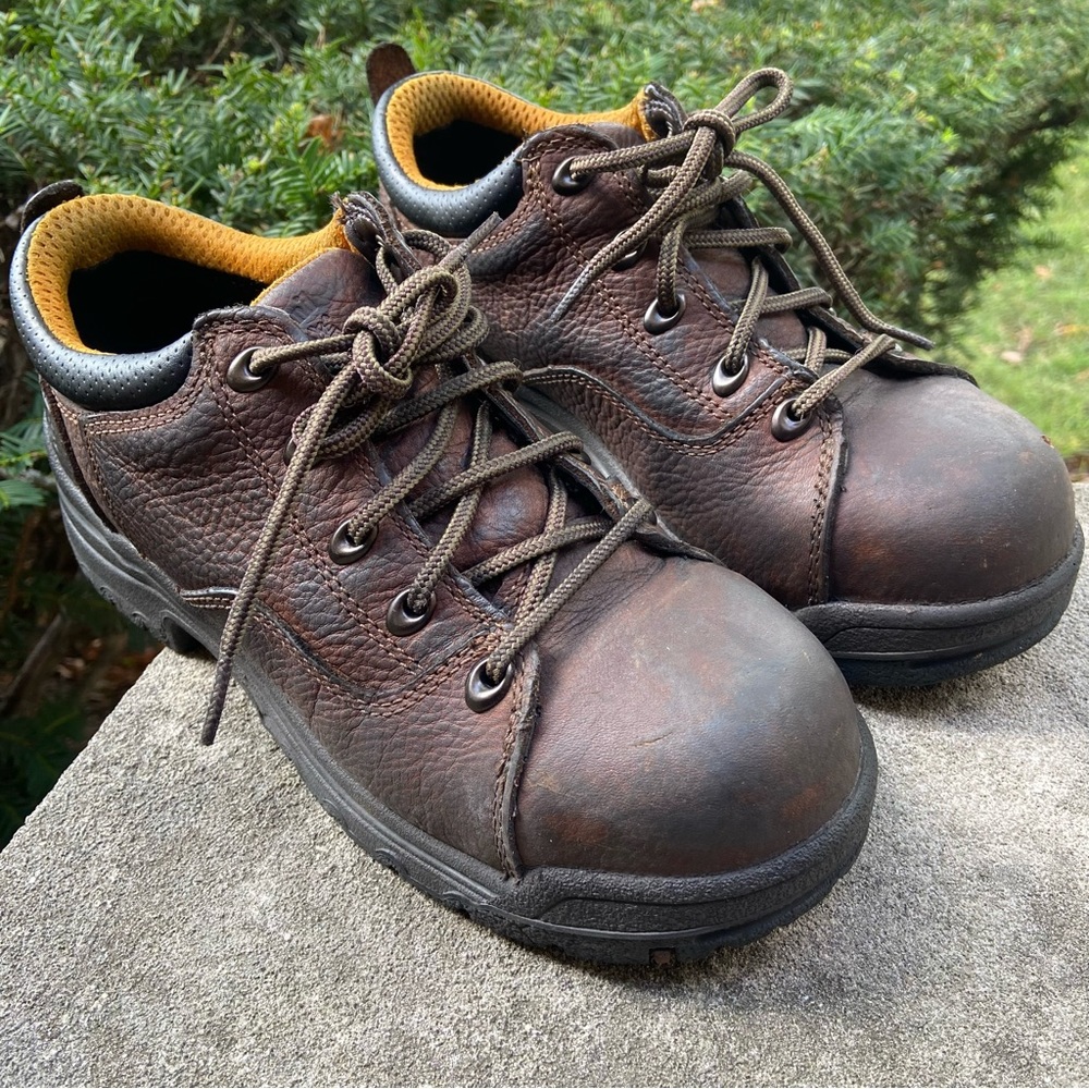 Timberland Pro Titana Oxford Alloy Safety Work Shoe Sz 7.5